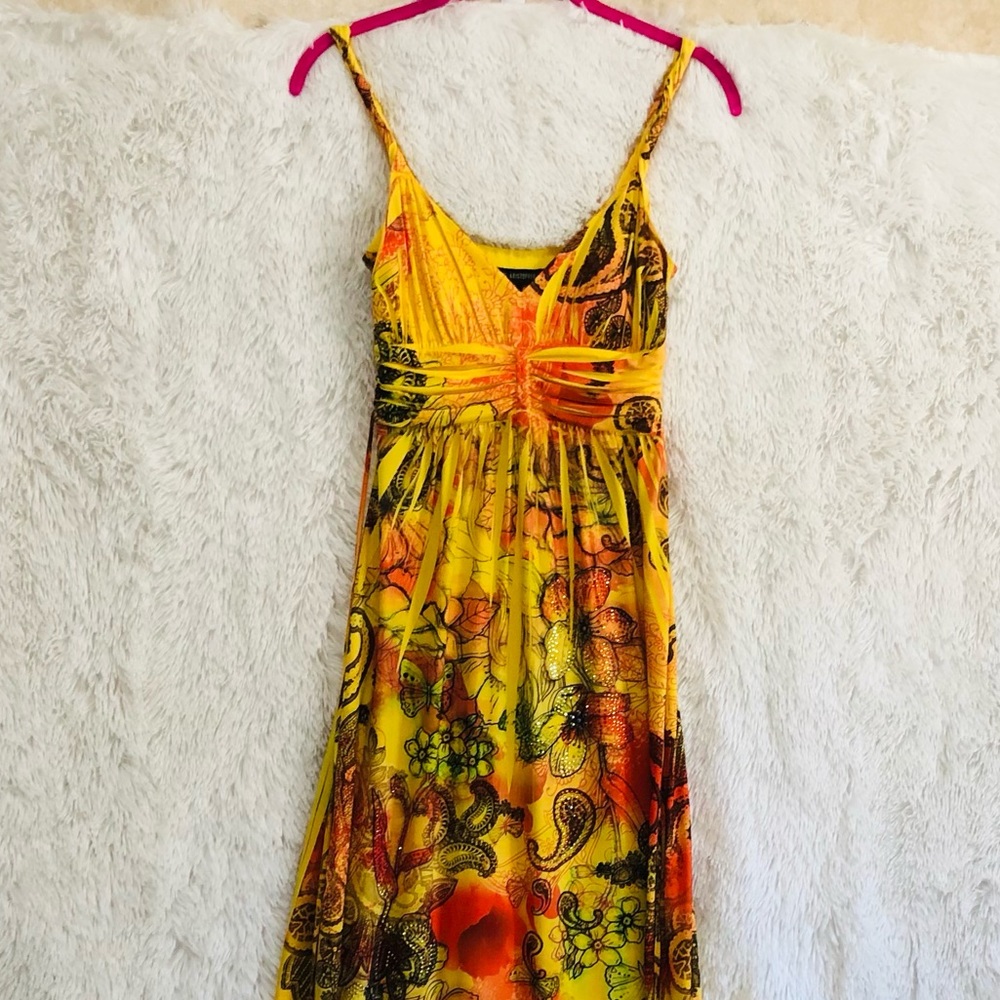 Jodi Kritopher long beach dress size s made in USA